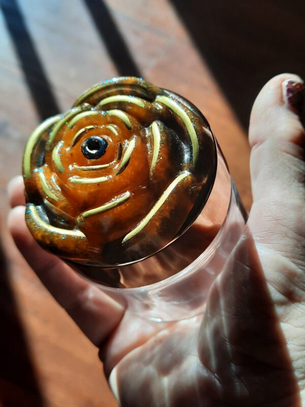 Handpoured RESIN Small Storage Jar or CANNIBUS Stash Jar