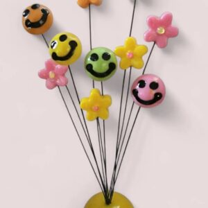 Happy Face ATOMIC Kinectic Sculpture Reproduction Midcentury Groovy